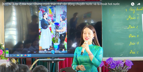 Tổ chức dạy học bài 32 KHTN7 – “chứng minh thân vận chuyển nước” theo định hướng giáo dục STEM.  “Thực nghiệm sư phạm tại trường Trung học cơ sở Nguyễn Du – TP Thái Nguyên”